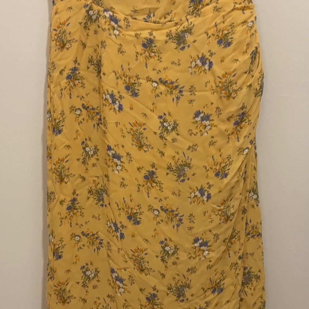 Reformation yellow dress